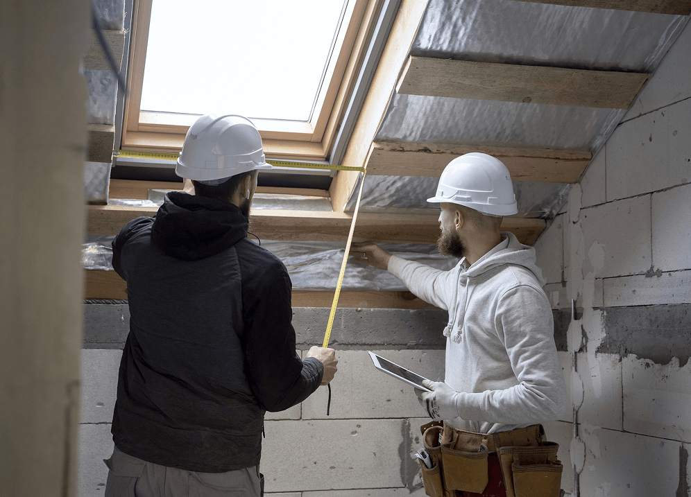 Stappen voor het realiseren van een nokverhoging